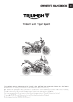 Triumph Trident - Tiger Sport - Owners manual EN-0